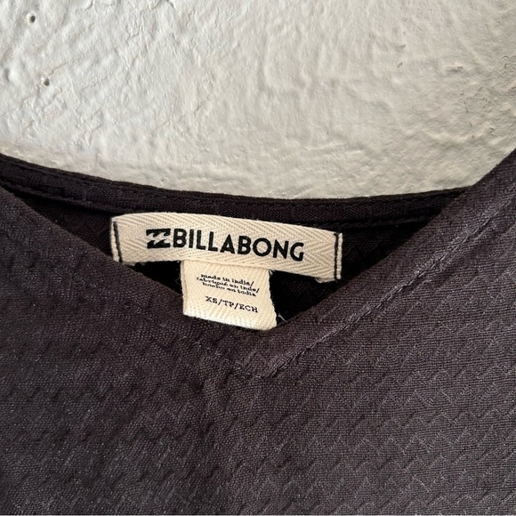 Billabong Kick It Up Black Textured Maxi Dress XS - Picture 4 of 5